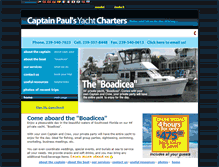 Tablet Screenshot of captainpauls.com